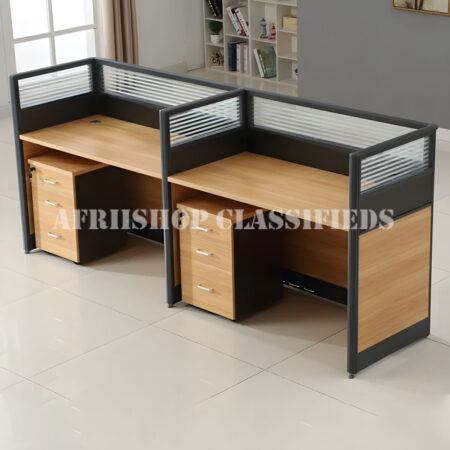 Office Workstation : 2 Way Module Office Workstation