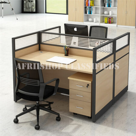 Office Workstation : 2 Way Module Office Workstation