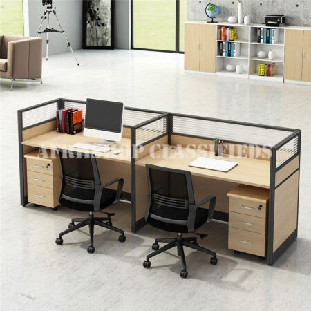 Office Workstation : 2 Way Module Office Workstation